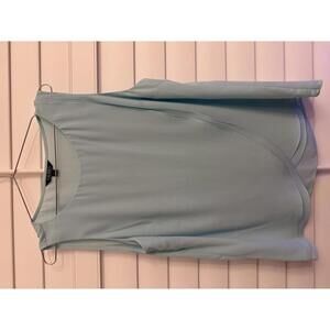 Lauren Ralph Lauren sleeveless asymmetrical layered blouse size Large